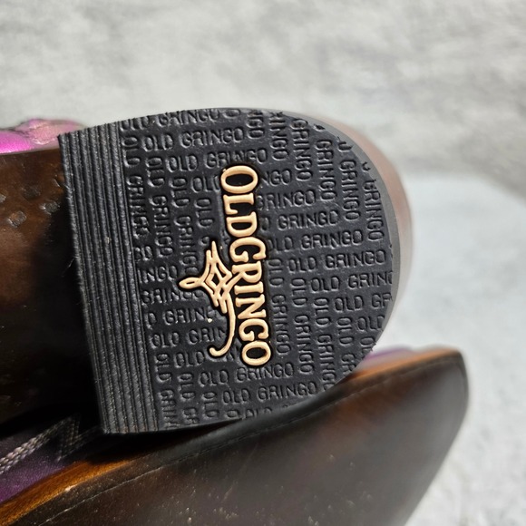 Old Gringo Mayra Bis Prisma Iridescent Cowboy Boots Snip Toe 7B NEW - Picture 10 of 13